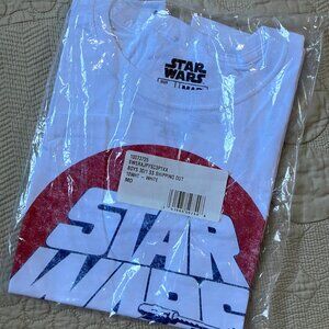 New Boys Med. Star Wars white tee / t-shirt